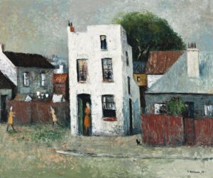 Lot 39 - Sali Herman, The White House, Paddington, 1964, est. $14,000-18,000. Trump is not welcome here