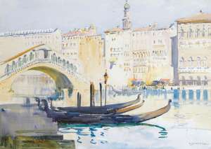 Arthur Streeton Venice Canal