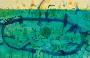 John Olsen painting Tidal Estuary